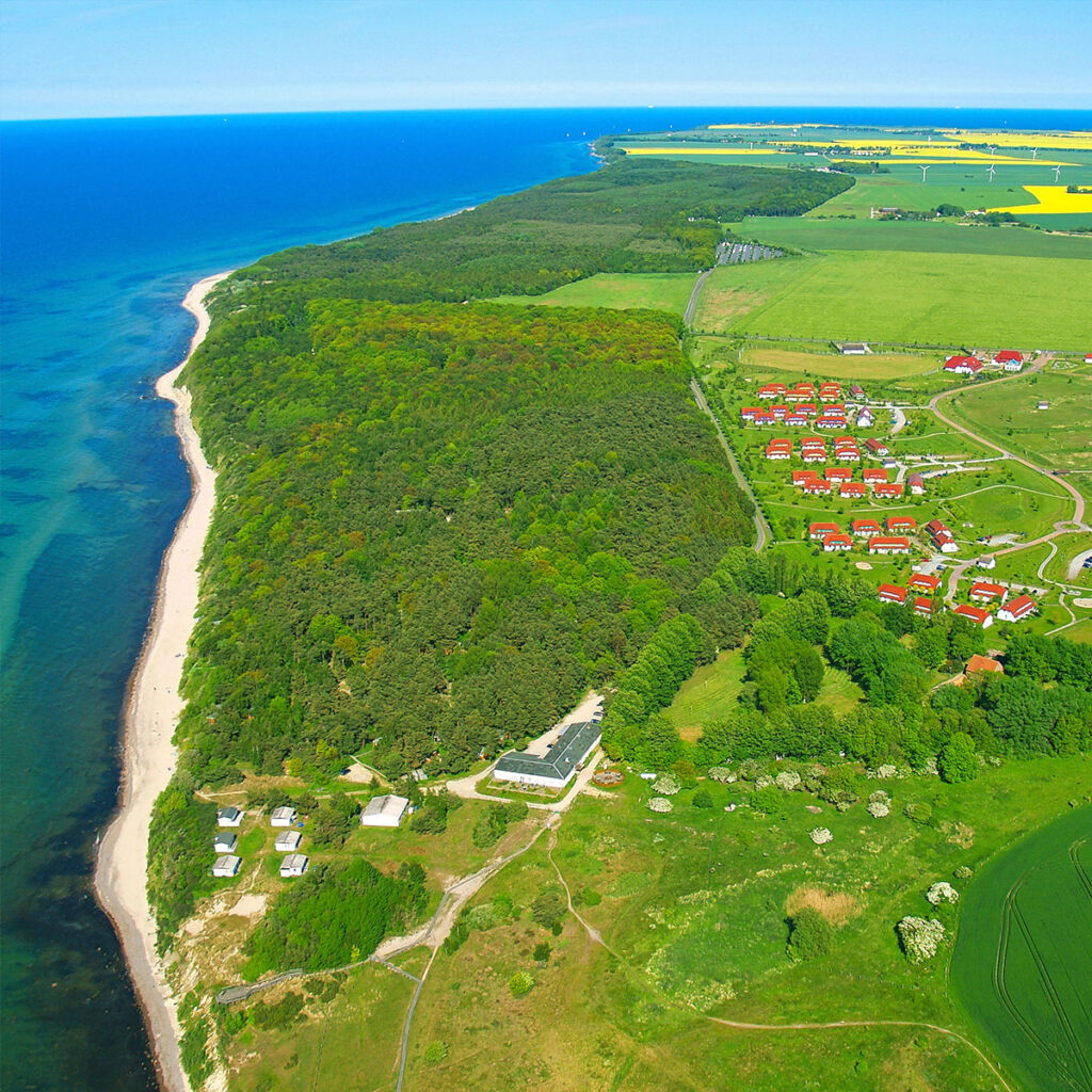 Bakenberg Rügen aus der Luft
